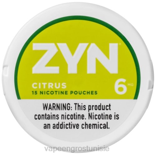 Cigarette Électronique Jetable - agrumes NHPL17 ZYN sachet de nicotine 6mg