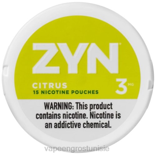 Cigarette Électronique Jetable - agrumes NHPL27 ZYN sachet de nicotine 3mg