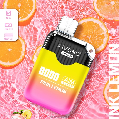 Vape En Gros - Aivono AIM CLEAR 8000 citron rose 2D686211