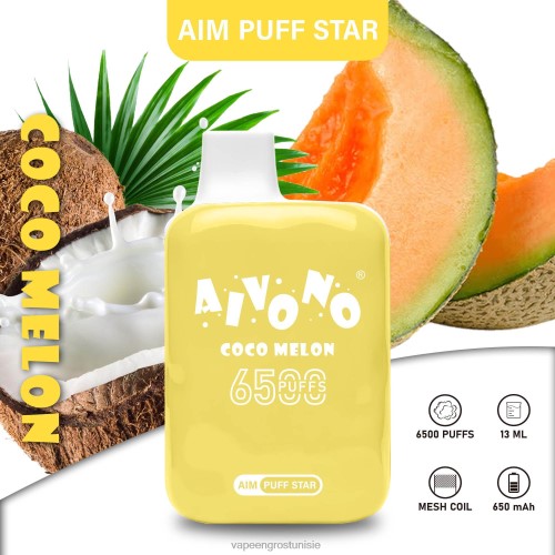 Cigarette Électronique Jetable - Aivono AIM PUFF STAR 6500 cocomelon 2D686297