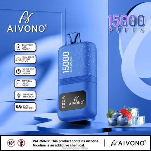 Cigarette Electronique Grossiste - Aivono AIM magic 15000 glace bleue 2D68664