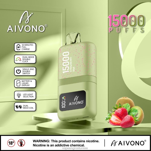 Vapoteuse En Gros - Aivono AIM magic 15000 fraise-kiwi 2D68663