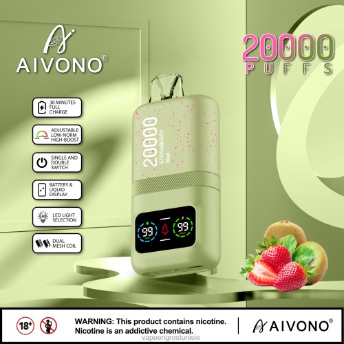 Vape En Gros - Aivono AIM magic 20000 fraise-kiwi 2D68681