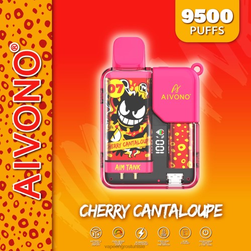 Cigarette Électronique Prix - Aivono AIM TANK 9500 cantaloup cerise 2D68645