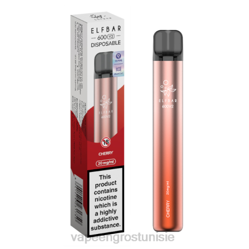 Cigarette Électronique Jetable Prix - cerise NHPL279 ELFBAR 600V2 20mg