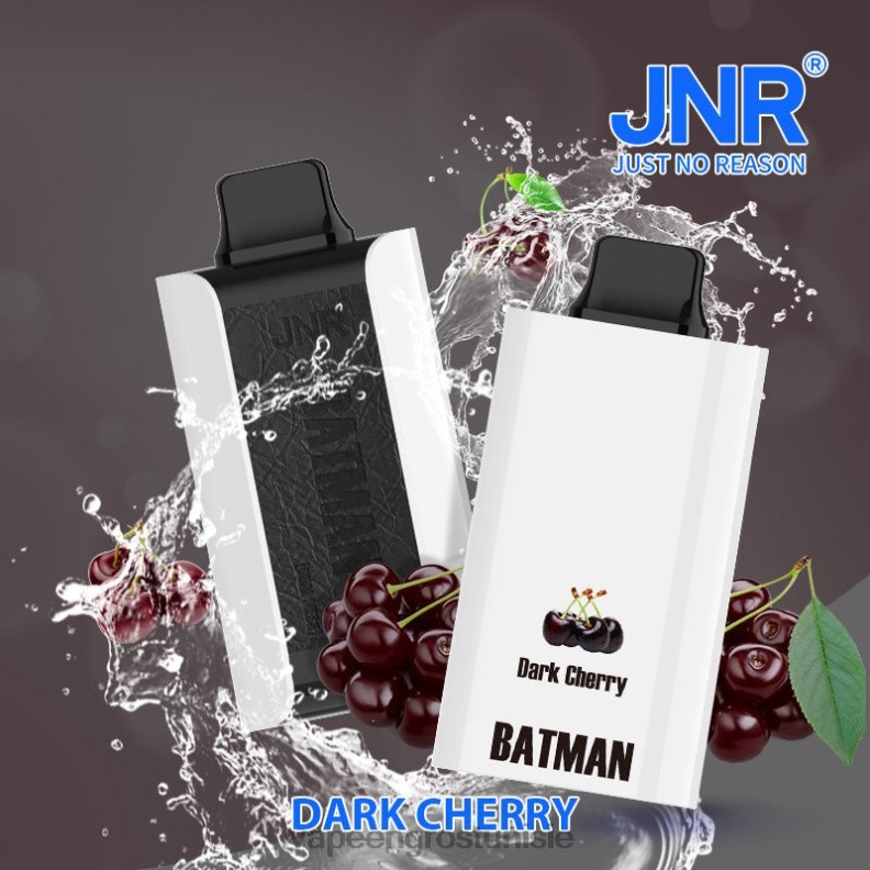 Cigarette Électronique Jetable Tunisie - JNR BATMAN 11000 cerise noire 866H620