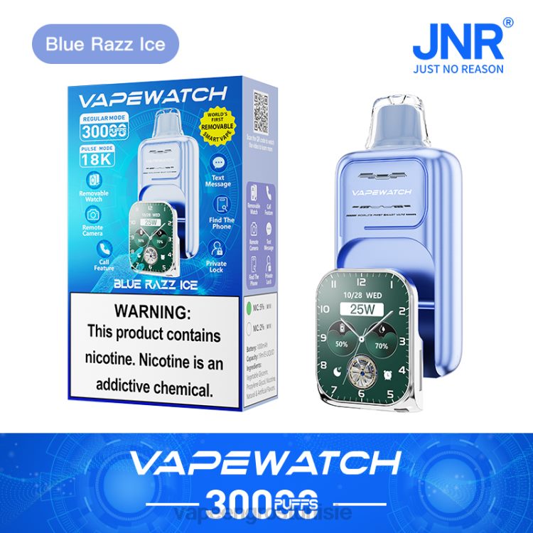 Vape En Gros - JNR montre vape N82211 glace bleue