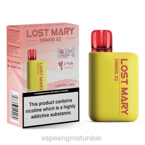 Cigarette Electronique Grossiste - citron vert NHPL474 LOST MARY DM600 X2