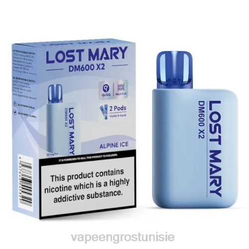 Cigarette Electronique Grossiste - glace alpine NHPL464 LOST MARY DM600 X2