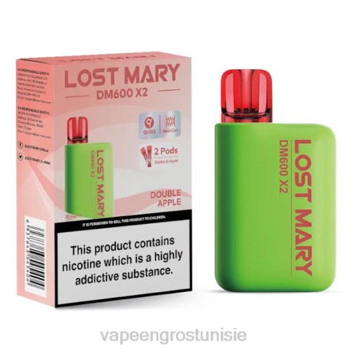 Vape En Gros - double pomme NHPL471 LOST MARY DM600 X2