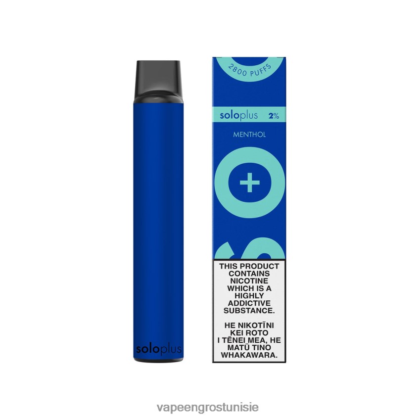 Vape En Gros Tunisie - Solo Plus vape jetable menthol RXDR4D32