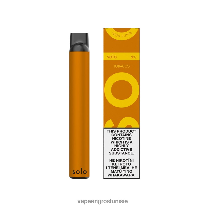 Cigarette Électronique Jetable - Solo vape jetable tabac RXDR4D17